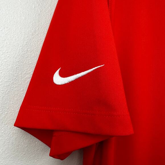 Nike Men's Polo Shirt Golf Dri Fit Victory Solid Polo Performance Resort Red Med - Picture 4 of 8
